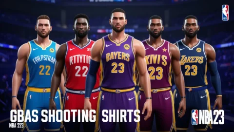 GBAS Shooting Shirts NBA 2K23 Unlock Your Best Shot gbas shooting shirts nba 2k23
