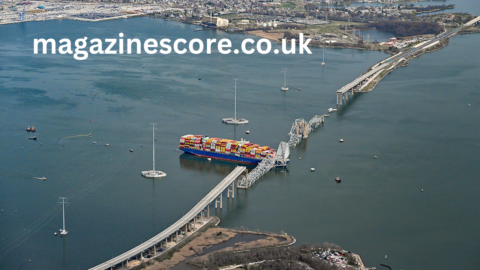 baltimore bridge video