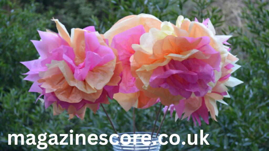 tissue paper flowers